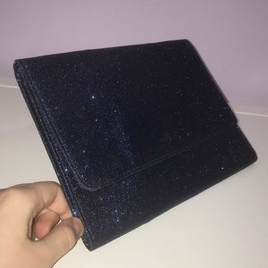 Sparkly Blue Clutch